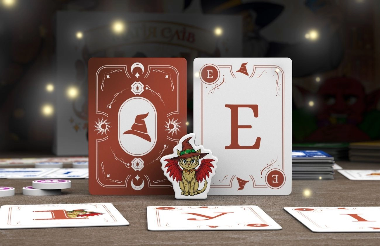 Настільна гра Магія слів (Words of Magic), бренду Geekach Games, для 2-4 гравців, час гри < 30хв. - 9 - KUBIX 