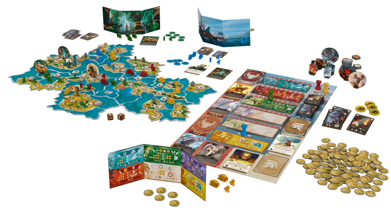 Настільна гра Кіклади. Легендарне видання (Cyclades: Legendary Edition), бренду Geekach Games, для 2-6 гравців, час гри > 60хв. - 8 - KUBIX 