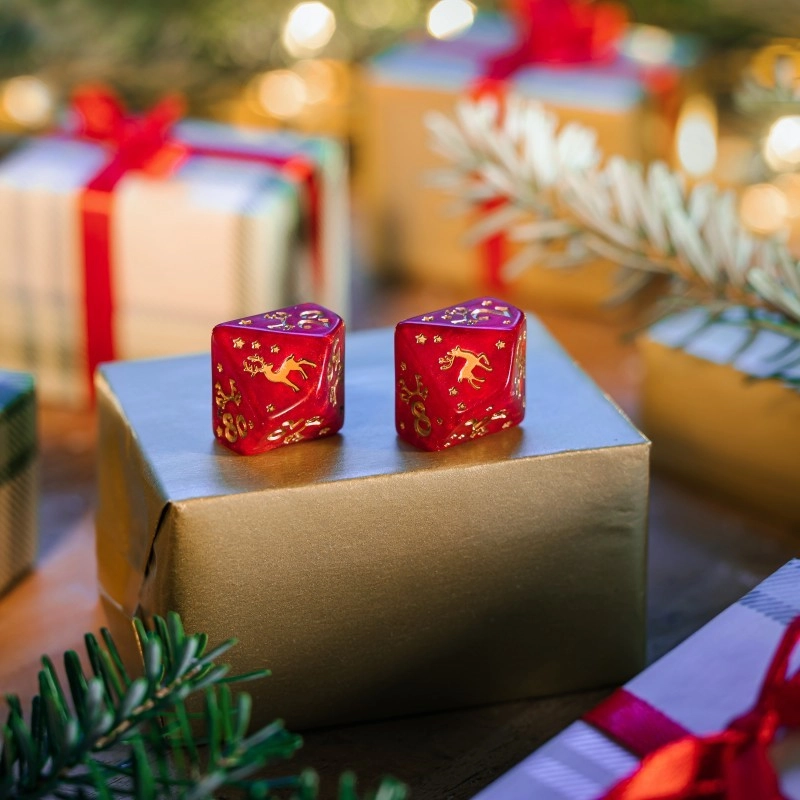 Набір кубиків Christmas Dice Set - 4 - KUBIX 