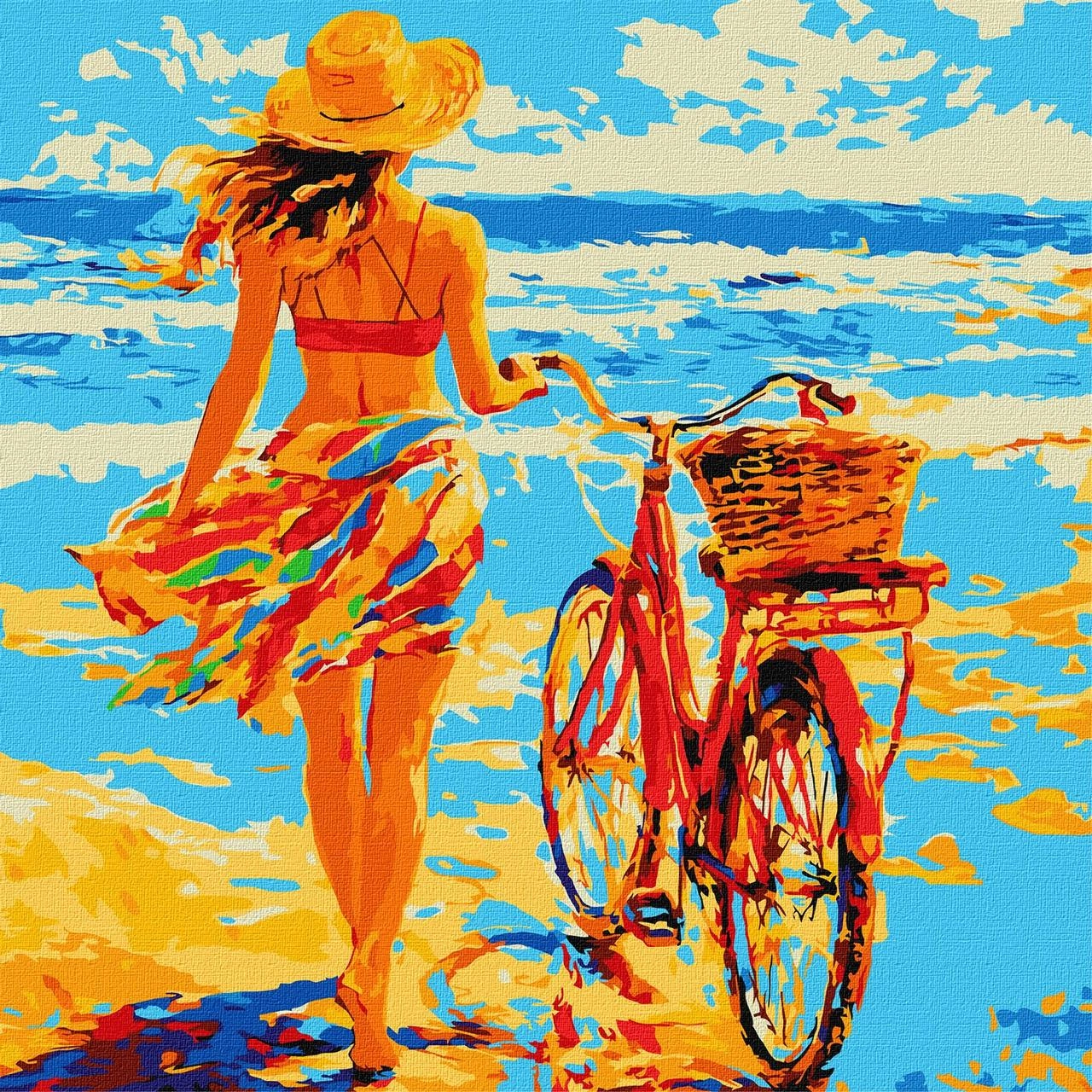 Картина по номерам Зустріч літо (40х40 см), бренду Ідейка - KUBIX