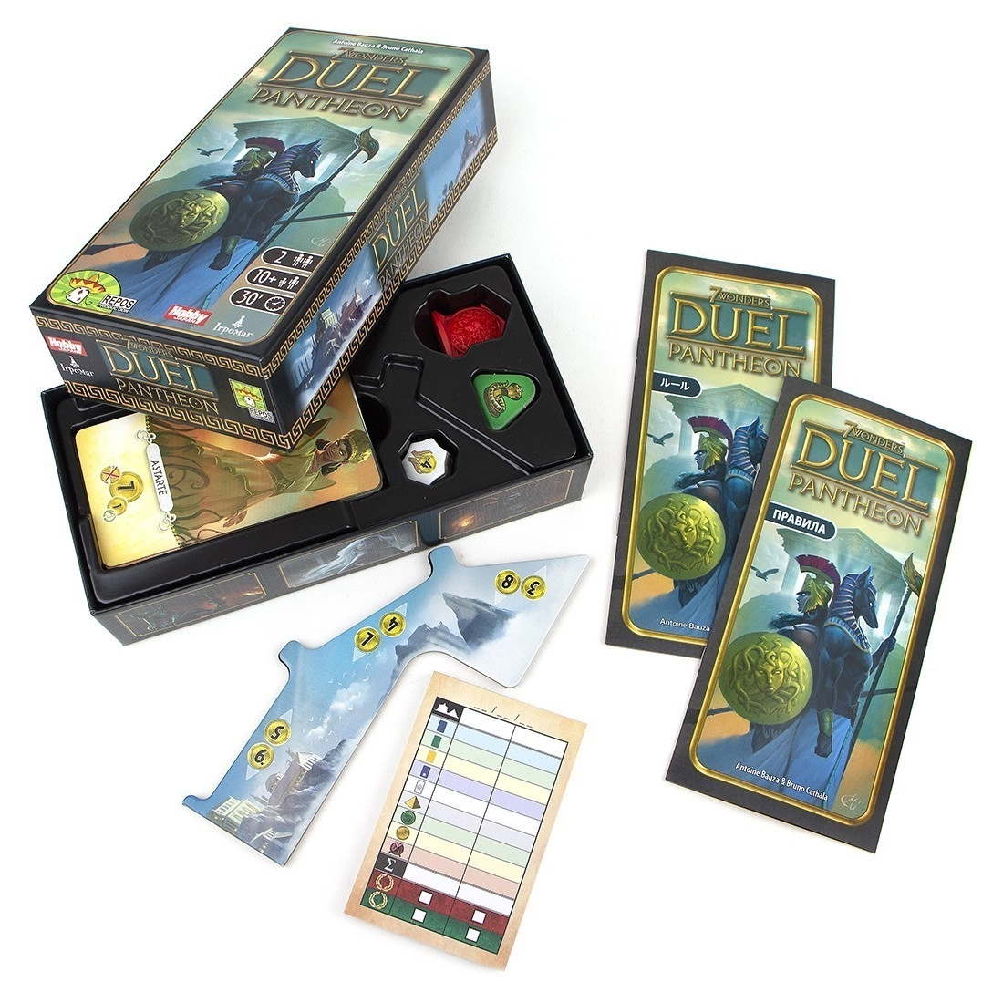 Настільна гра 7 Чудес Дуель: Пантеон (7 Wonders Duel: Pantheon), бренду Ігромаг, для 2-2 гравців, час гри < 30хв. - 17 - KUBIX 
