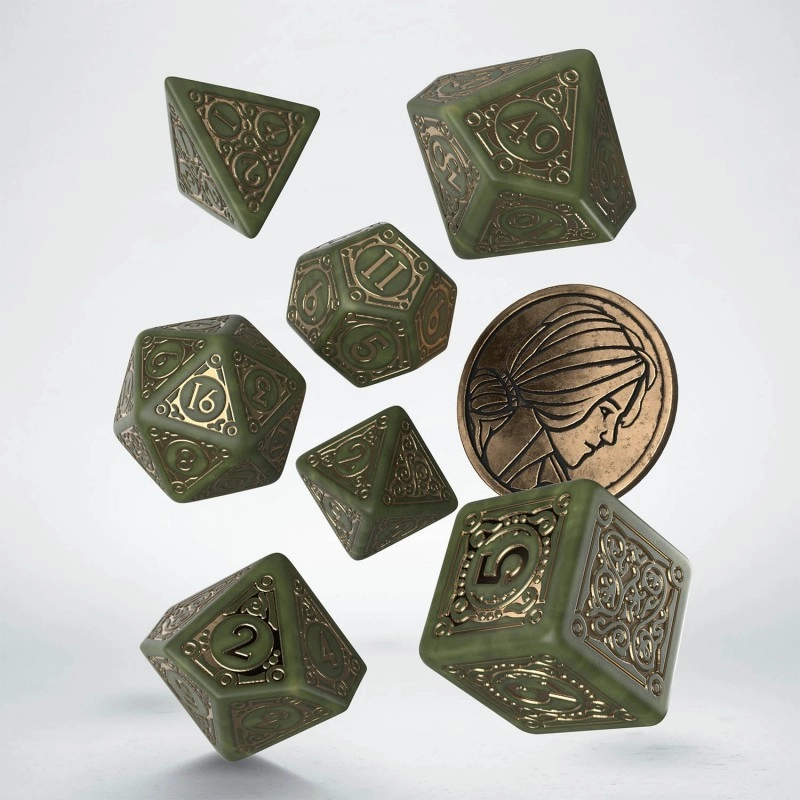 Набір кубиків The Witcher Dice Set. Triss - The Fourteenth of the Hill - KUBIX