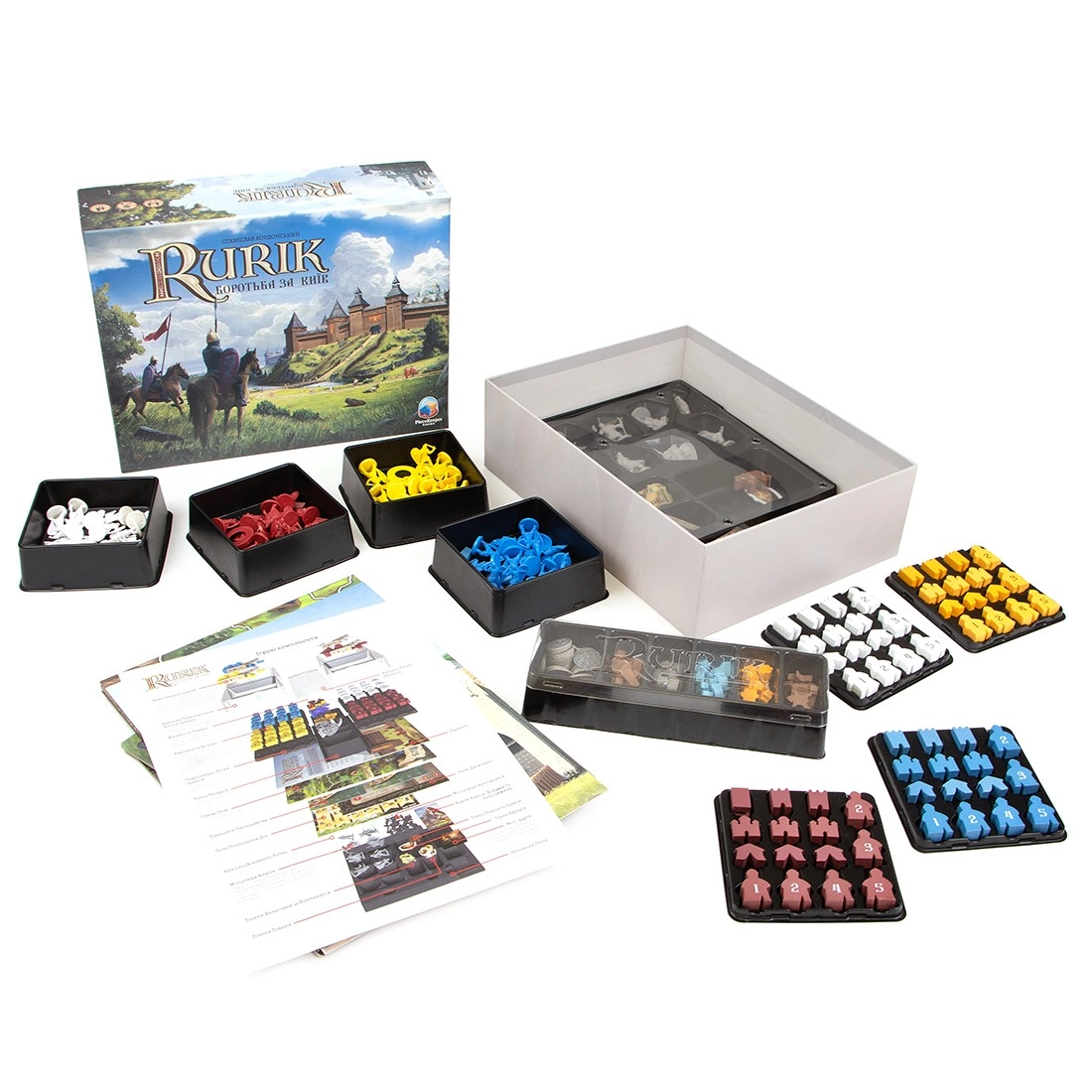 Настольная игра Rurik: Боротьба за Киев (Rurik: Dawn of Kiev), бренду Игромаг, для 1-4 гравців, час гри < 60мин. - 3 - KUBIX 