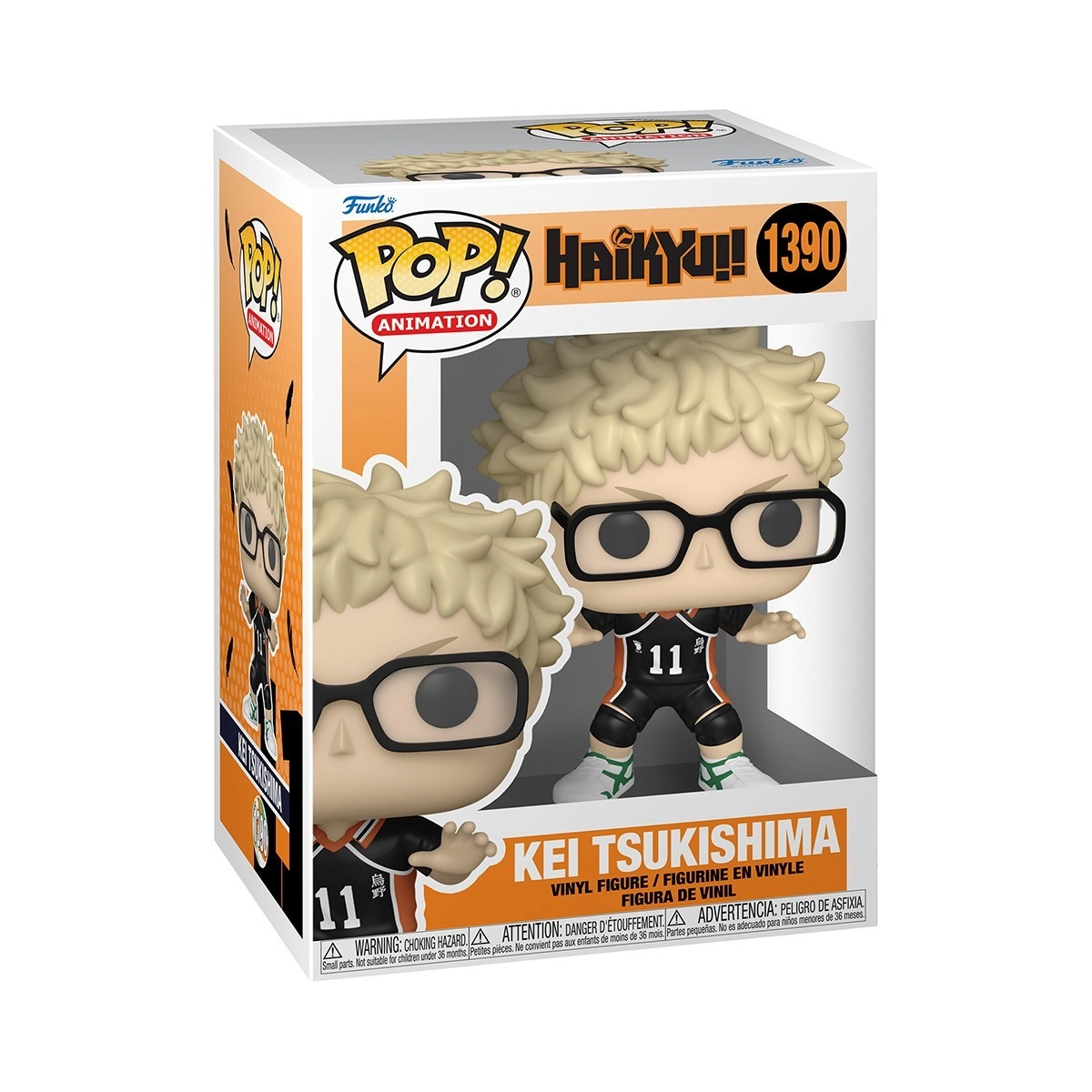 Игровая фигурка FUNKO POP! КЕЙ ЦУКИШИМА (Kei Tsukishima) Haikyu #1390, бренду Funko - 4 - KUBIX 