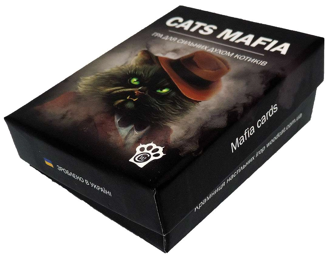Настольная игра Котомафия (Cats Mafia), бренду Woodcat, для 6-12 гравців, час гри < 30мин. - 6 - KUBIX 