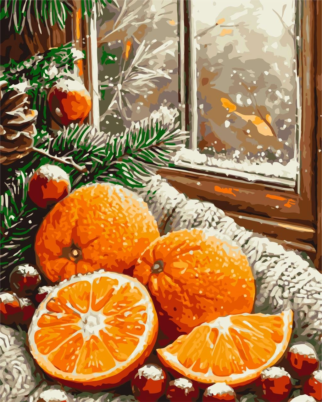 Картина по номерам Цитрусовий аромат (40х50 см), бренду Origami - KUBIX