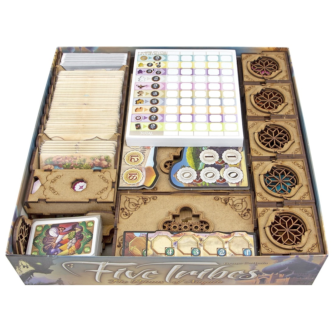 Органайзер для настільної гри П'ять Каст (Organizer for boardgame Five Tribes), бренду Tower Rex - 2 - KUBIX 