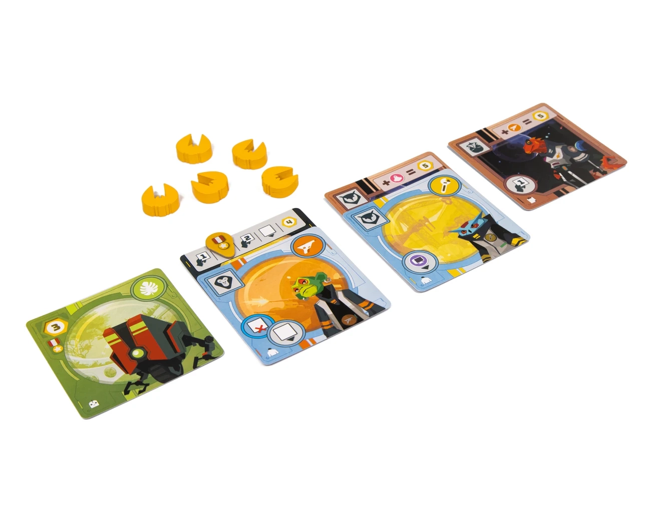 Настольная игра Хищные миры (Wild Space), бренду Woodcat, для 1-5 гравців, час гри < 30мин. - 7 - KUBIX 