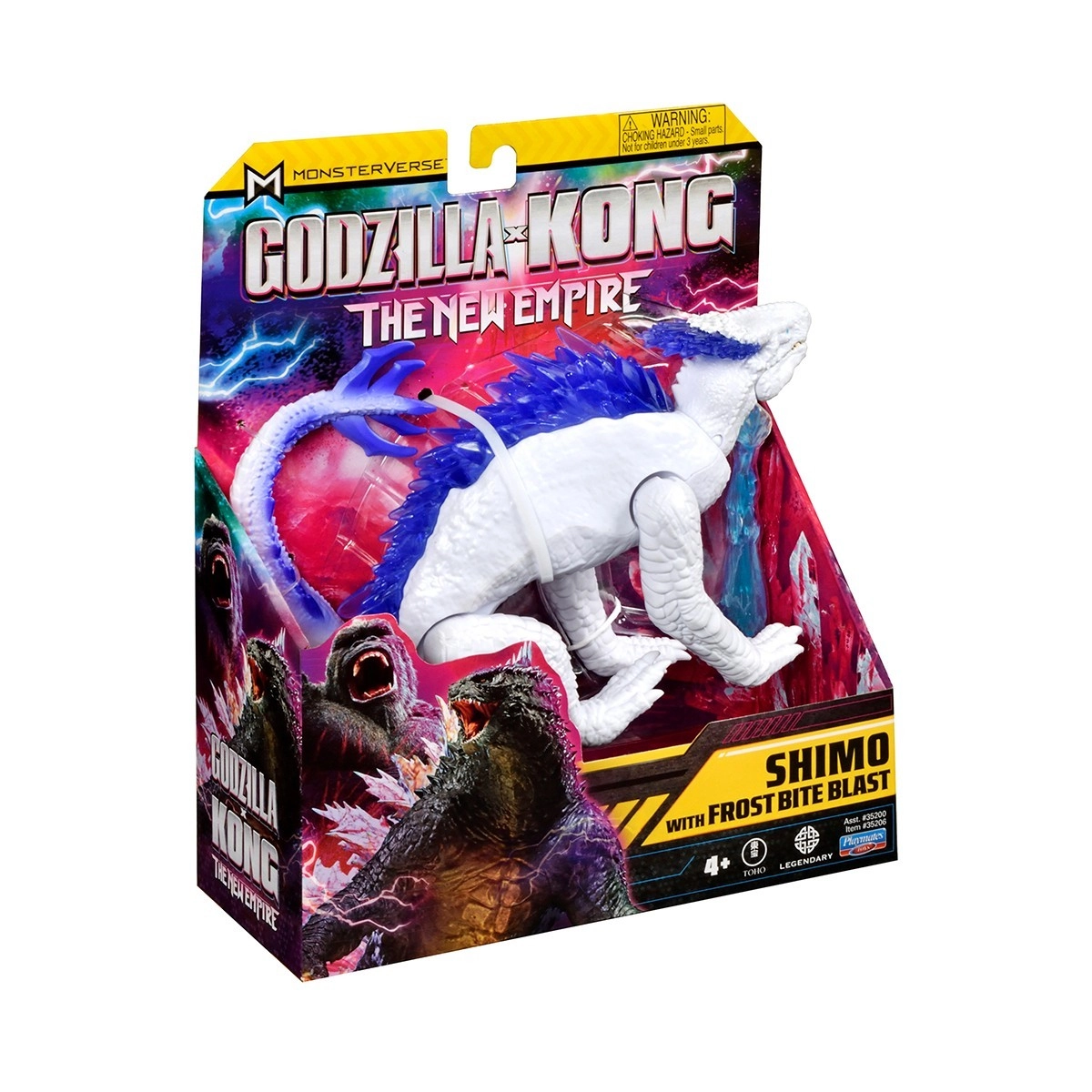 Фігурка GODZILLA X KONG – ШІМО З КРИЖАНИМ ДИХАННЯМ (15 cm), бренду MonsterVerse - 4 - KUBIX 