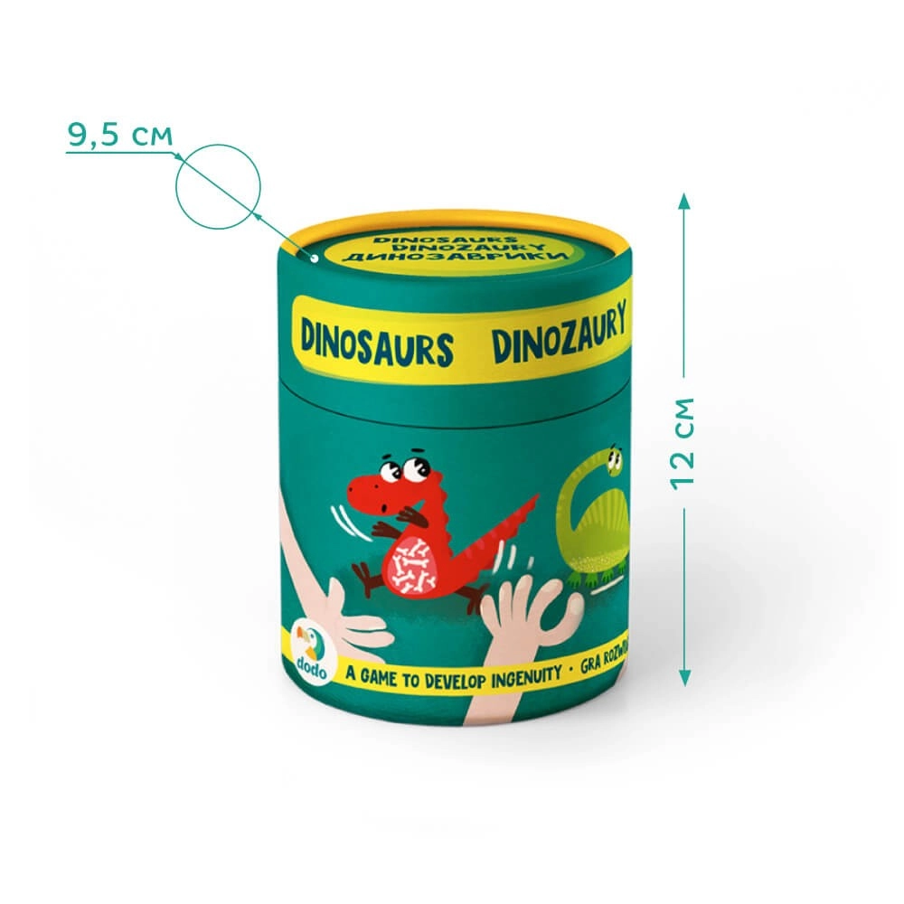 Настільна гра Динозаври, бренду DODO TOYS, для 1-5 гравців - 3 - KUBIX 