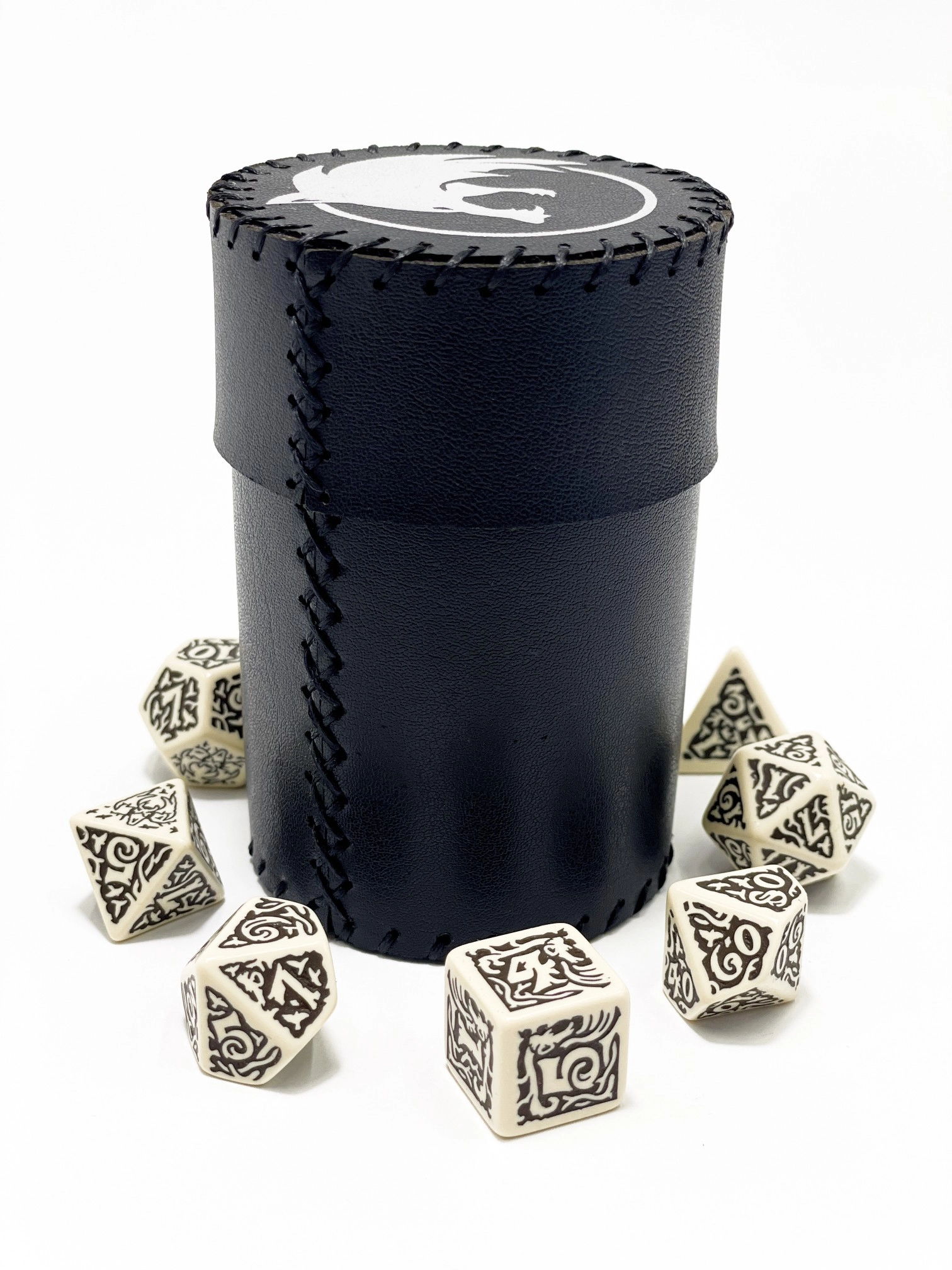 Стакан для кубиків Вовк чорний Dice Cup, бренду Планета Ігор - 3 - KUBIX 