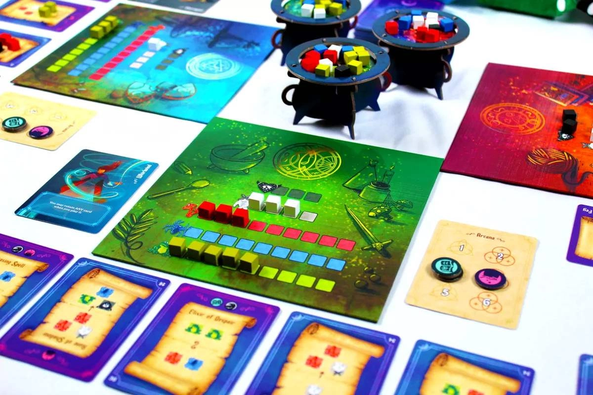 Настольная игра "Ведьмовская вихрь" (Whirling Witchcraft), бренду Игромаг, для 2-5 гравців, час гри < 30мин. - 3 - KUBIX 