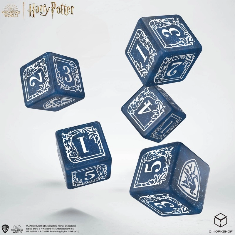 Набір кубиків з мішечком Harry Potter. Ravenclaw Dice & Pouch - KUBIX