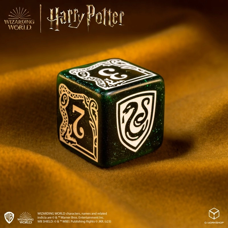 Набір кубиків Harry Potter. Slytherin Modern Dice Set - Green - 4 - KUBIX 