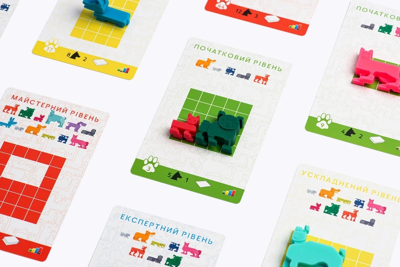 Настільна гра Собача зграя. Гра - головоломка, бренду Fun Games Shop, для 1-4 гравців, час гри < 30хв. - 4 - KUBIX 