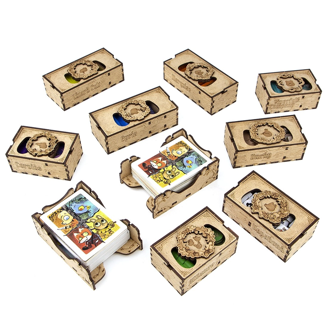 Органайзер для настільної гри Root + всі доповнення (Root Board Game + All Expansions organizer), бренду Tower Rex - 2 - KUBIX 