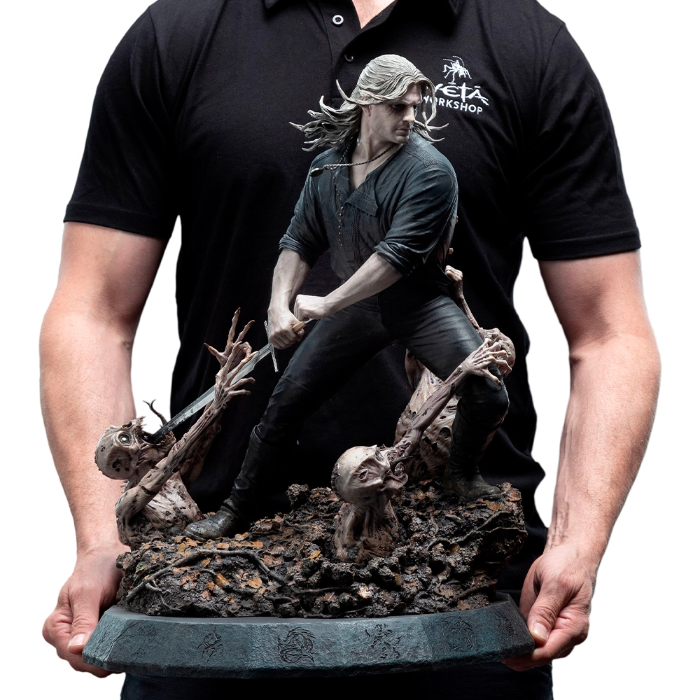 Статуетка Геральта. Ведьмак (WITCHER Geralt the White Wolf Limited Edition) - 10 - KUBIX 