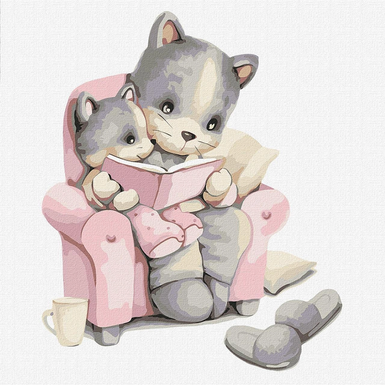 Картина по номерам Нічна казка (30х30 см), бренду Ідейка - KUBIX