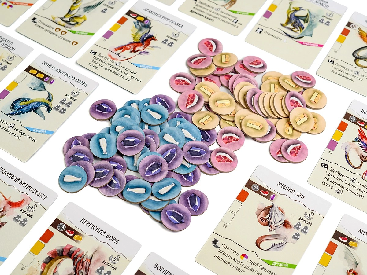 Настольная игра Змеиный мир (Wyrmspan), бренду Игромаг, для 1-5 гравців, час гри > 60мин. - 17 - KUBIX 