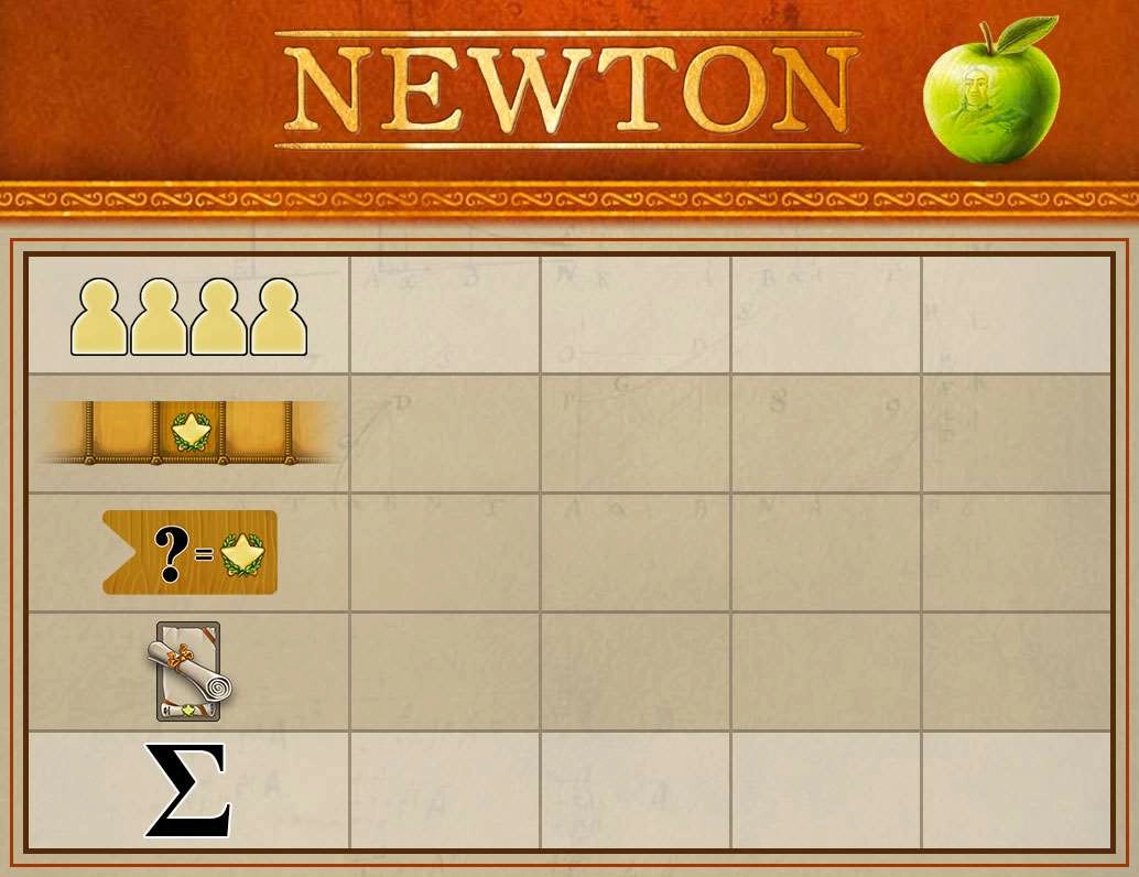 Настольная игра Newton (Ньютон) (EN), для 1-4 гравців, час гри > 60мин. - 8 - KUBIX 