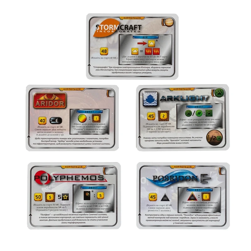 Настольная игра Тераформирование Марса: Колонии (Terraforming Mars: Colonies), бренду Kilogames, для 1-5 гравців, час гри > 60мин. - 7 - KUBIX 