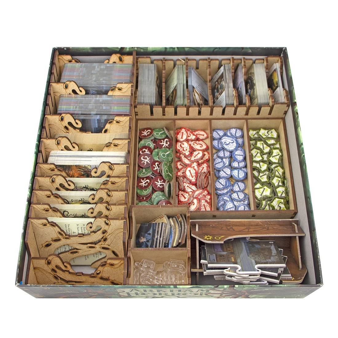 Органайзер для настольной игры Arkham Horror 3rd Edition (Organizer for boardgame Arkham Horror 3rd Edition), бренду Tower Rex - 3 - KUBIX 