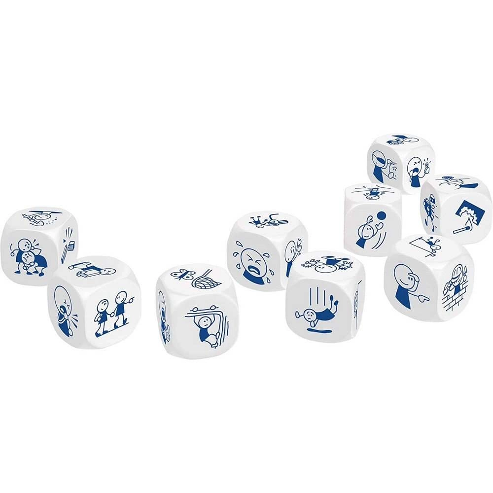 Настільна гра Кубики Історій Рорі: Дії (Rory's Story Cubes: Actions), бренду Asmodee, для 1-12 гравців, час гри < 30хв. - 3 - KUBIX 