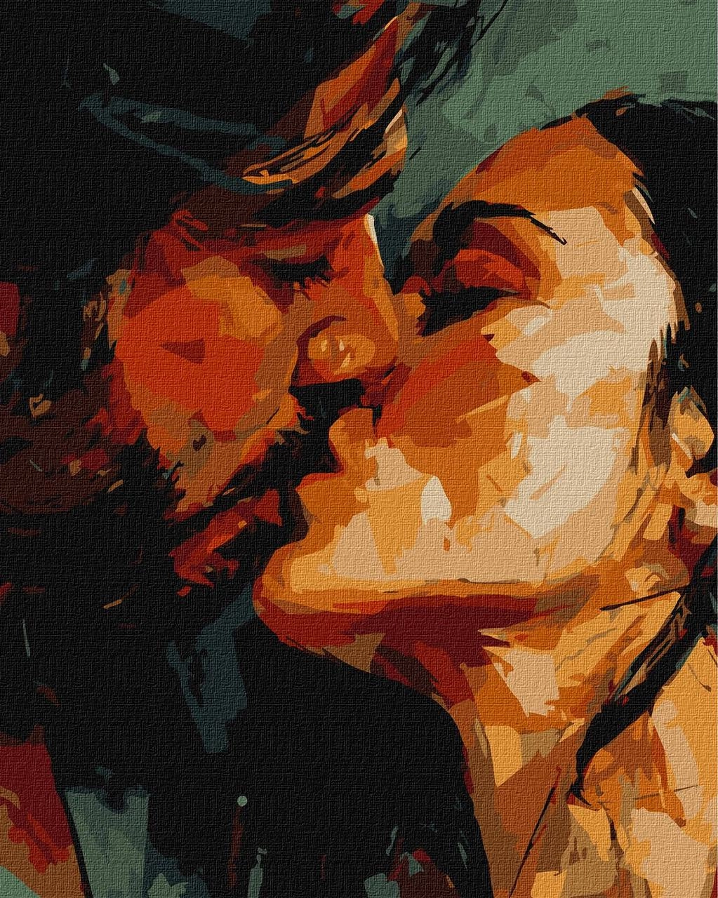 Картина по номерам Страстный поцелуй (40х50 см), бренду Идейка - KUBIX