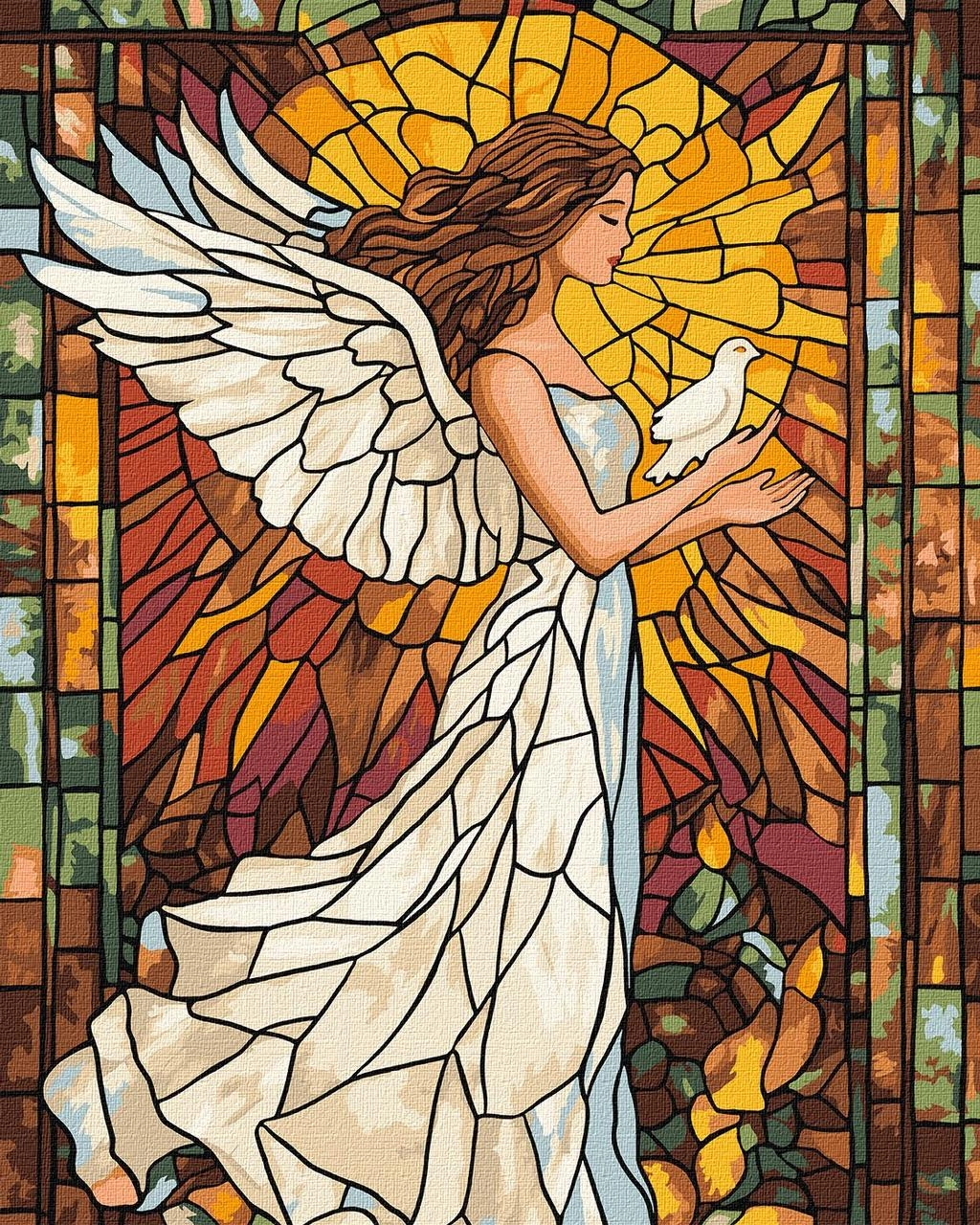 Картина по номерам Хранительниця світла (40х50 см), бренду Ідейка - KUBIX