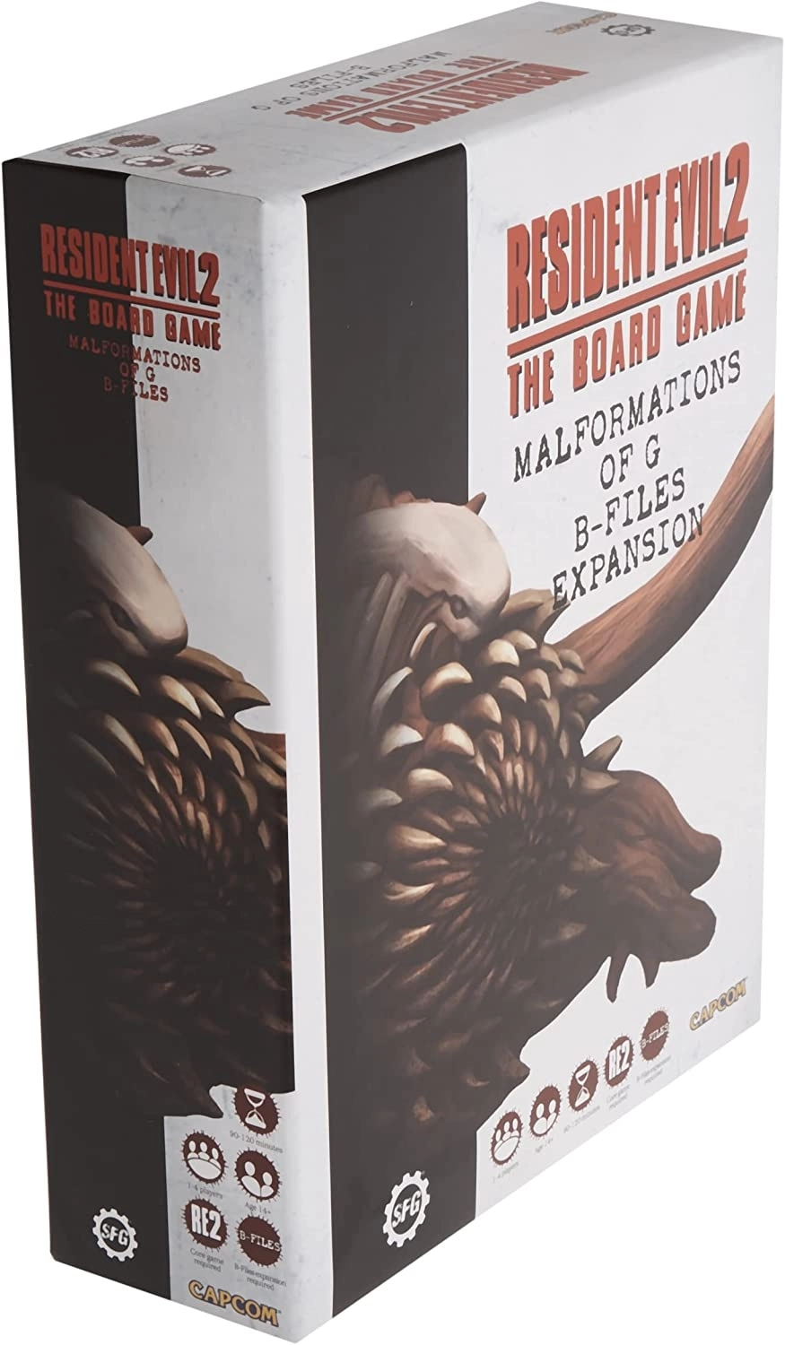 Настільна гра Оселя Зла 2. Розширення Malformations of G B-Files (Resident Evil 2: The Board Game. Malformations of G B-Files Expansion) (EN), бренду Steamforged Games Ltd., для 1-4 гравців, час гри > 60хв. - KUBIX