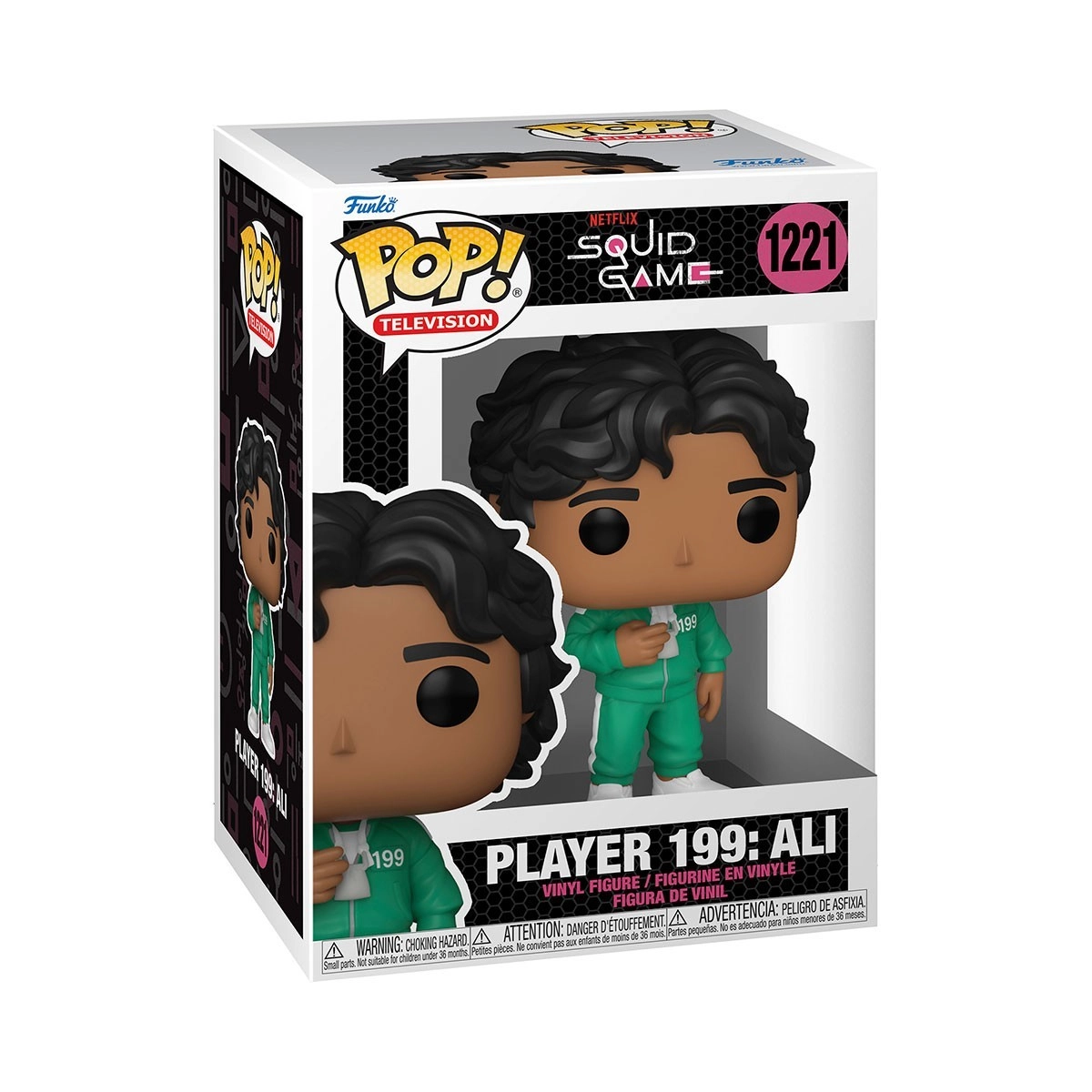 Игровая фигурка FUNKO POP! АЛИ 199 (Player 199 Ali) Squid Games #1221, бренду Funko - 5 - KUBIX 