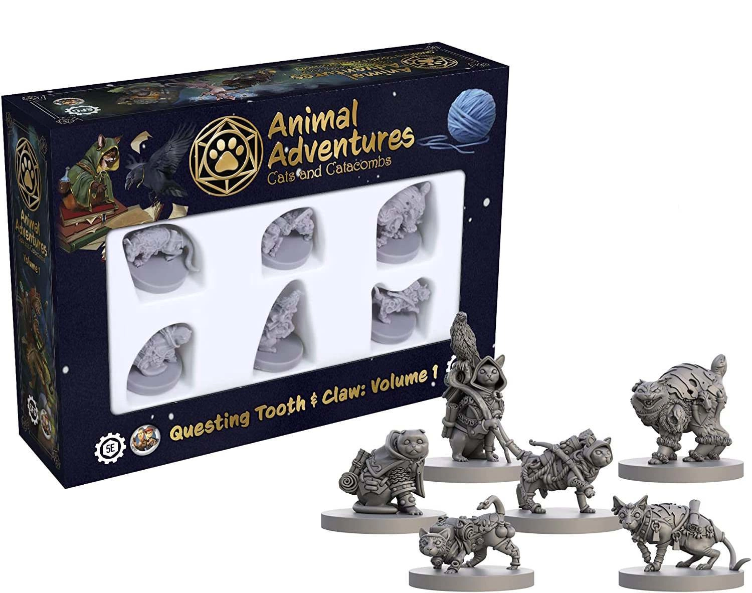 Animal Adventures: Cats and Catacombs. Volume 1, бренду Steamforged Games Ltd. - 3 - KUBIX 