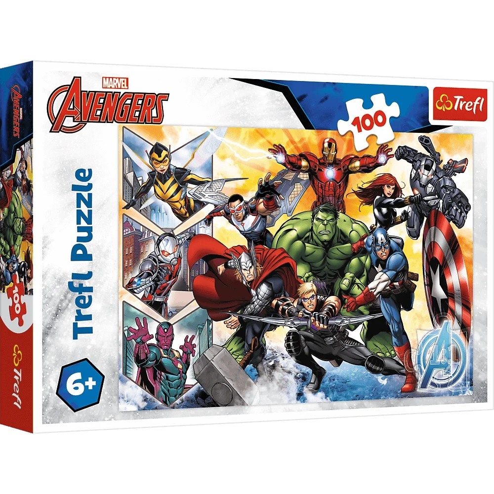 Пазл MARVEL: Сила Мстителей (100 шт.), бренду Trefl - KUBIX