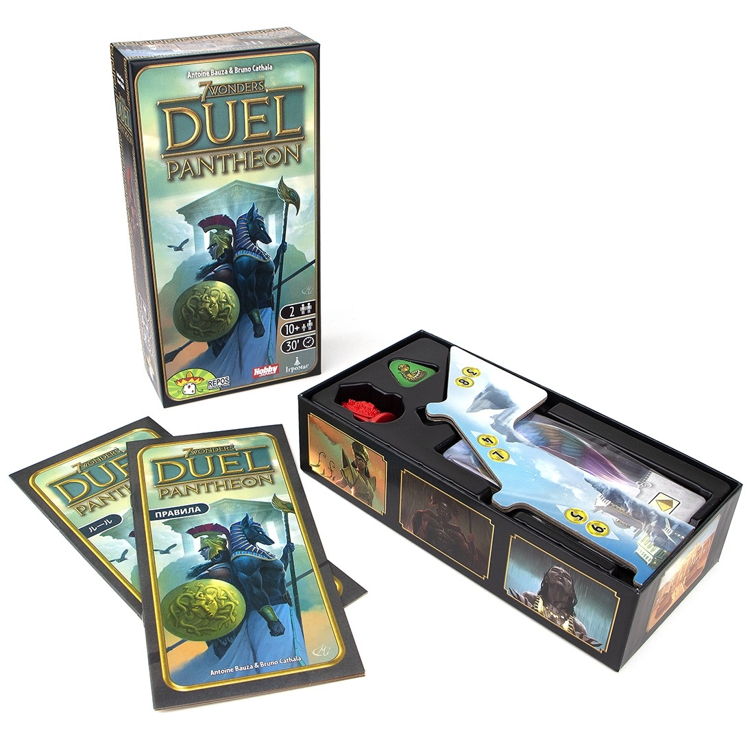 Настольная игра 7 Чудес Дуэль: Пантеон (7 Wonders Duel: Pantheon), бренду Игромаг, для 2-2 гравців, час гри < 30мин. - 3 - KUBIX 