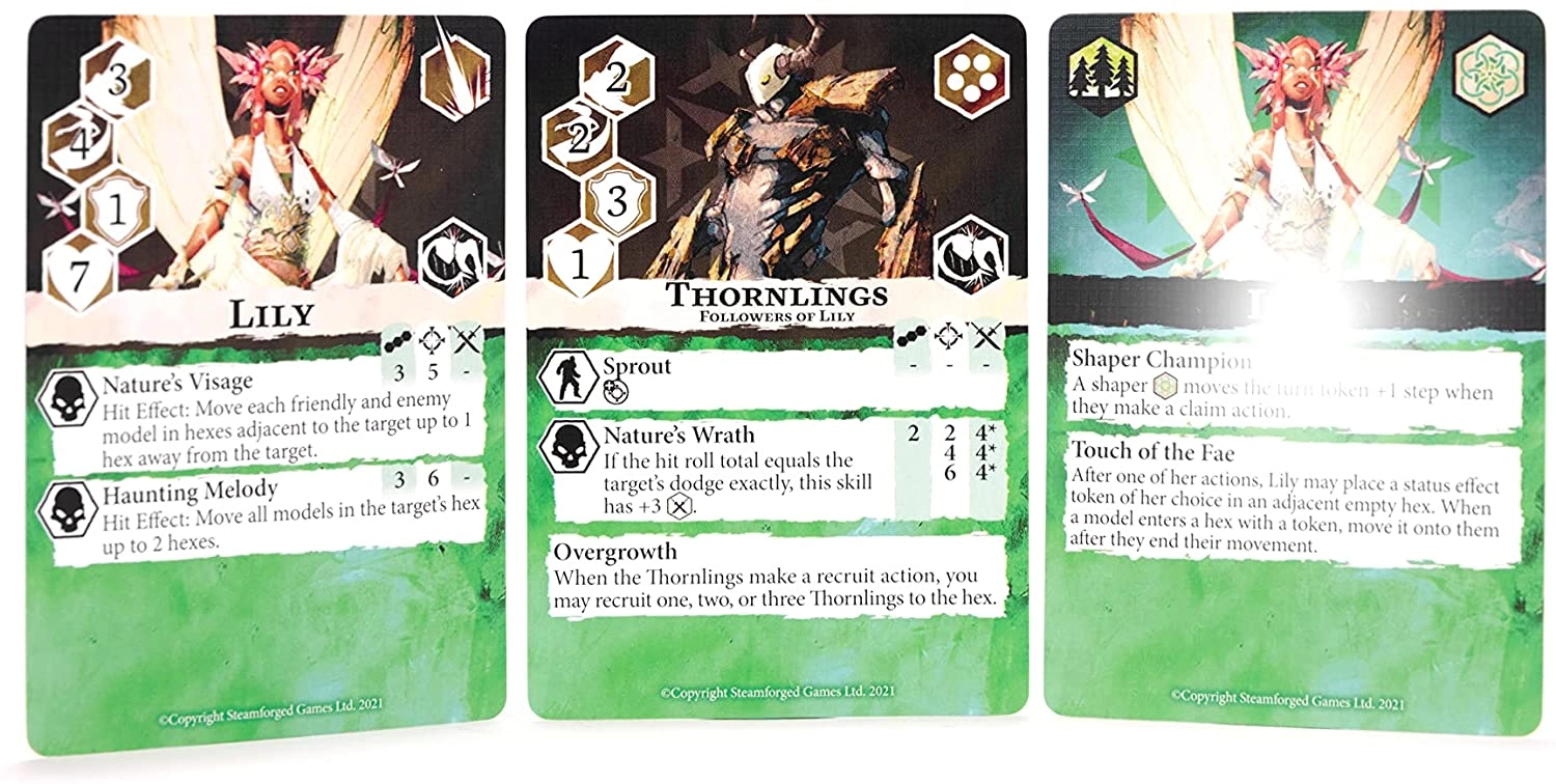 Godtear: Лілі, Терноспівець Лазурного лісу (Godtear: Lily, Thornsinger of the Azure Forest), бренду Steamforged Games Ltd. - 4 - KUBIX 