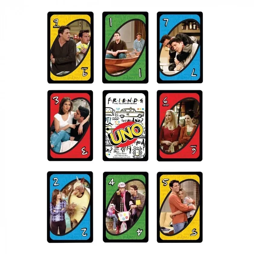Настільна гра UNO Friends (Уно Друзі), бренду Mattel, для 2-12 гравців - 3 - KUBIX 