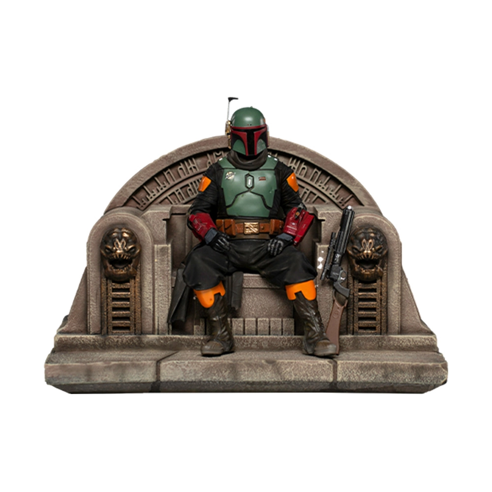 Статуетка Бобб Фетт на троні. Зоряні війни (STAR WARS Boba Fett on Throne) - KUBIX