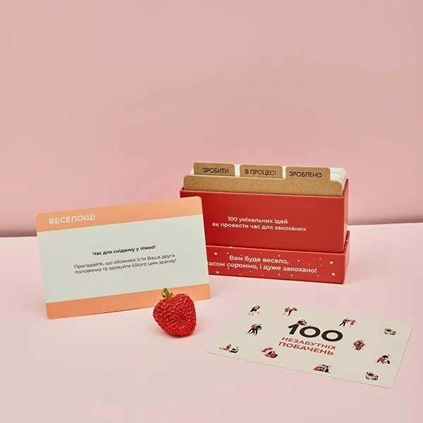 Настільна гра 100 незабутніх побачень, бренду Memo Games, для 2-2 гравців, час гри < 30хв. - 4 - KUBIX 