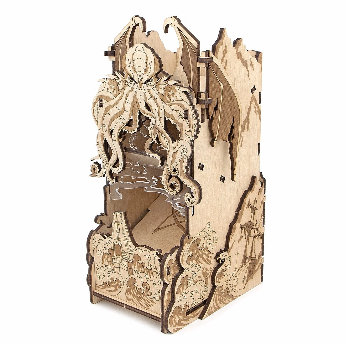 Башня для кубиков Залив Ктулху (Dice Tower. Cthulhu's Bay), бренду Tower Rex - 4 - KUBIX 