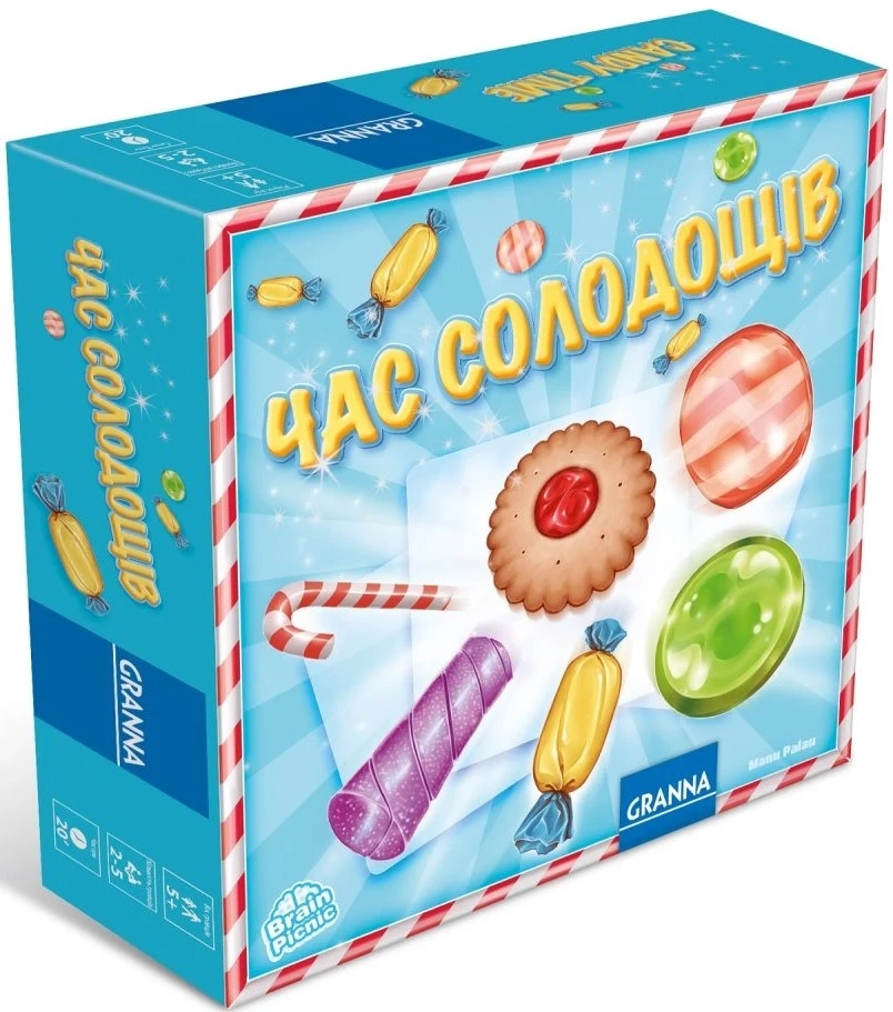 Настольная игра Время сладостей (Candy Time), бренду Granna, для 2-5 гравців, час гри < 30мин. - KUBIX