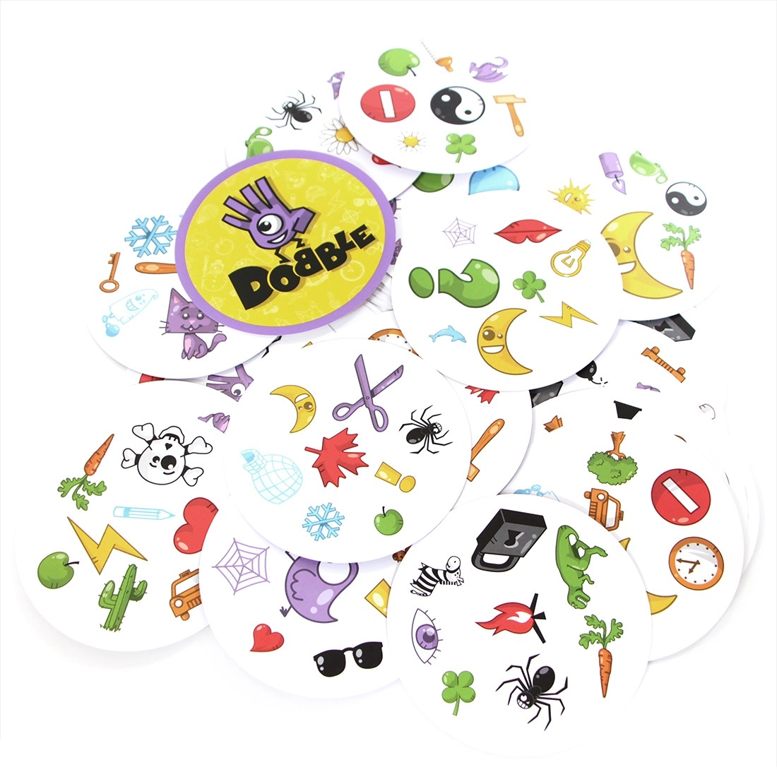 Настольная игра Доббл (Dobble или Spot It!), бренду Asmodee, для 2-8 гравців, час гри < 30мин. - 5 - KUBIX 
