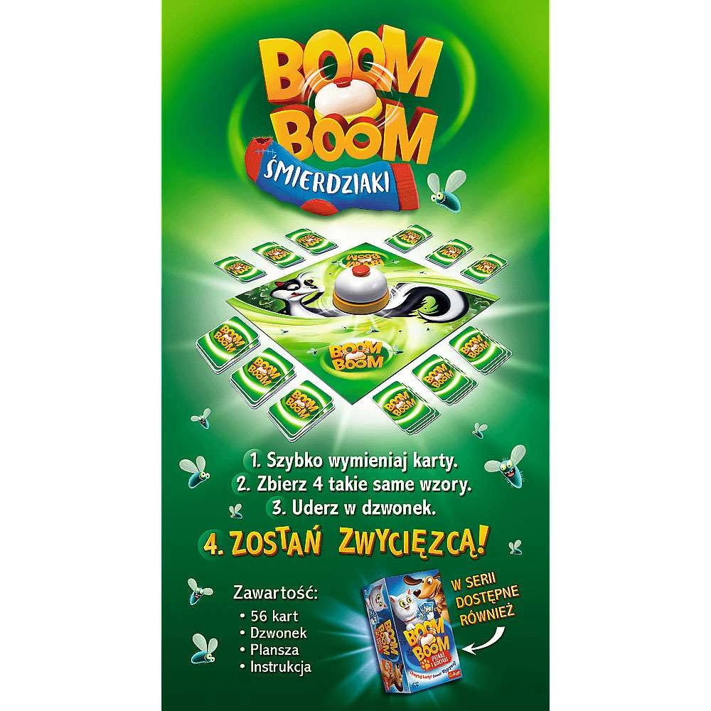 Настольная игра Бум Бум: Смердючки (Boom Boom: Stinkers), бренду Trefl, для 2-4 гравців - 2 - KUBIX 