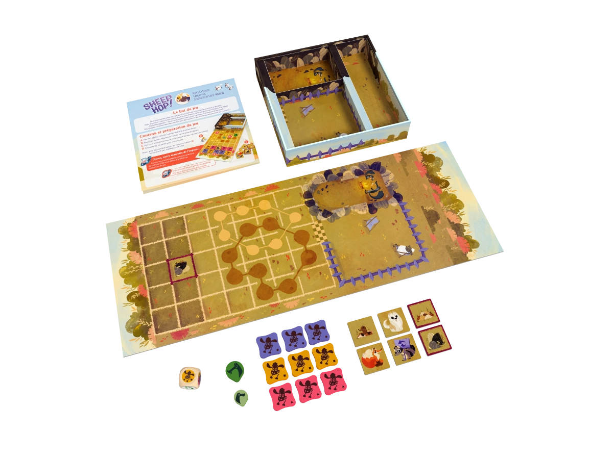 Купити Настольная игра Овечье бегство (Sheep Hop), бренду Игромаг - 2 - KUBIX Настольная игра Овечье бегство (Sheep Hop), бренду Игромаг, для 1-4 гравців, час гри < 30мин. - 2 - KUBIX