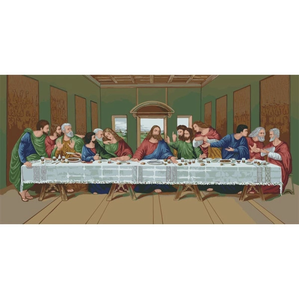 Картина за номерами Таємна вечеря (40x80 см), бренду Art Craft - KUBIX