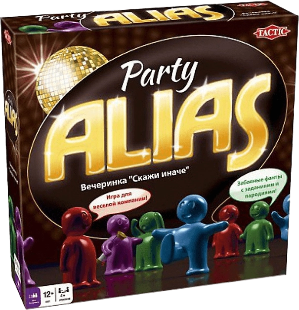 Настольная игра Алис Вечеринка (Alias Party) (RU) Элиас, бренду Tactic, для 4-12 гравців, час гри < 60мин. - KUBIX