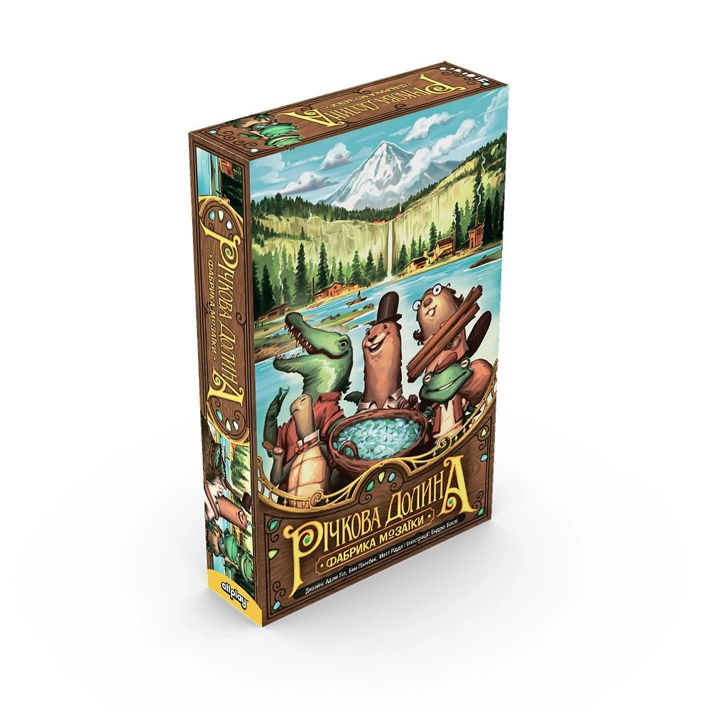Настольная игра "Речная Долина. Фабрика мозаики" (River Valley Glassworks), бренду Бельвиль, для 1-5 гравців, час гри < 30мин. - KUBIX