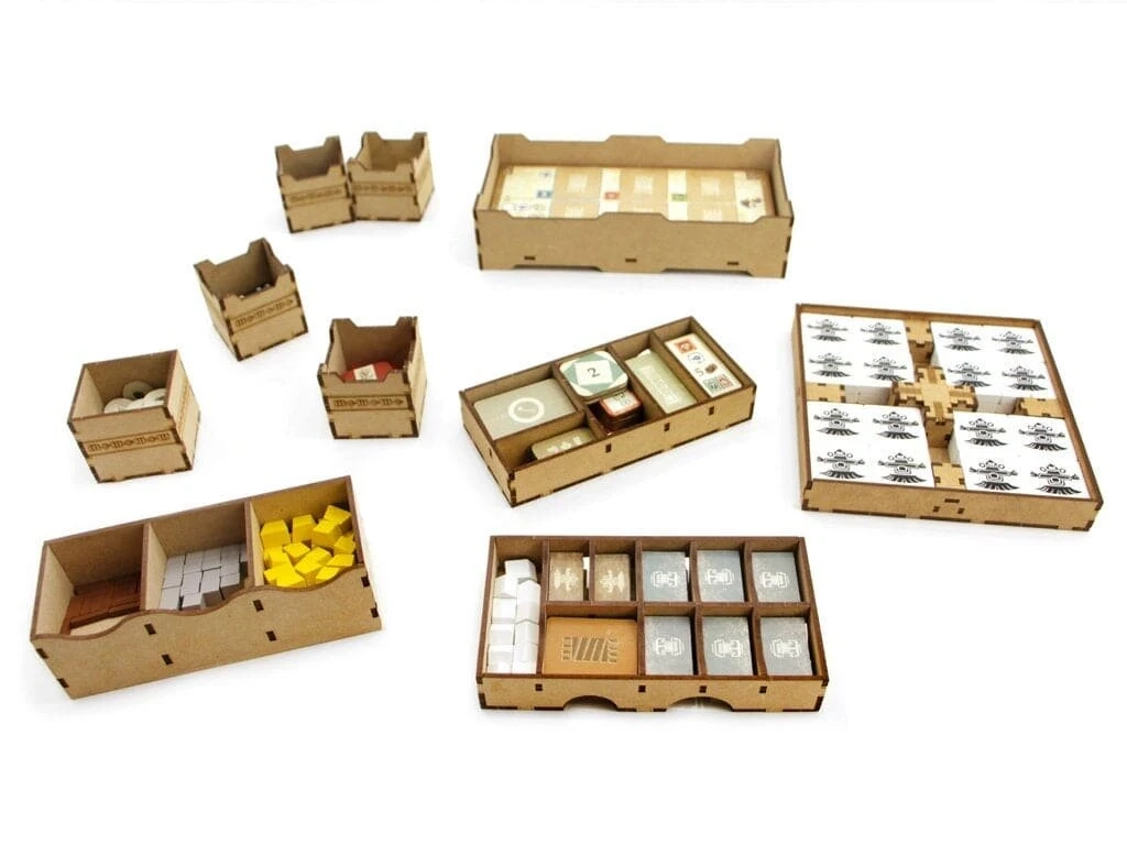 Органайзер для настольной игры Теотиуакан: Город Богов (Organizer for boardgame Teotihuacan: City of Gods), бренду Tower Rex - 5 - KUBIX 