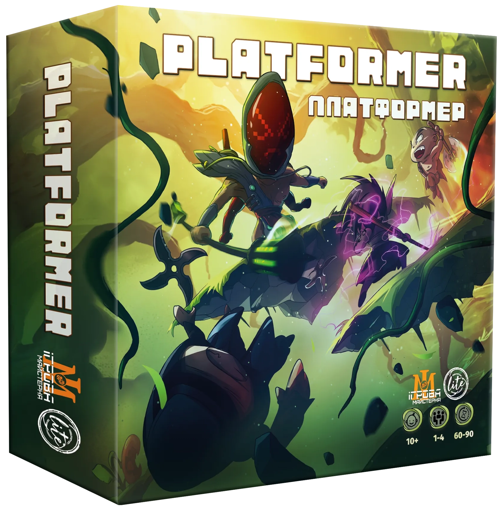 Настільна гра Платформер (Platformer), бренду Ігрова Майстерня, для 1-4 гравців, час гри < 60хв. - KUBIX