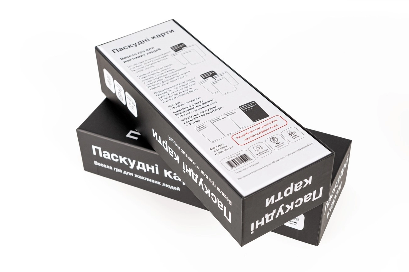Настільна гра Паскудні карти (Cards Against Humanity), бренду Мадярочка, для 4-12 гравців, час гри < 30хв. - 10 - KUBIX 