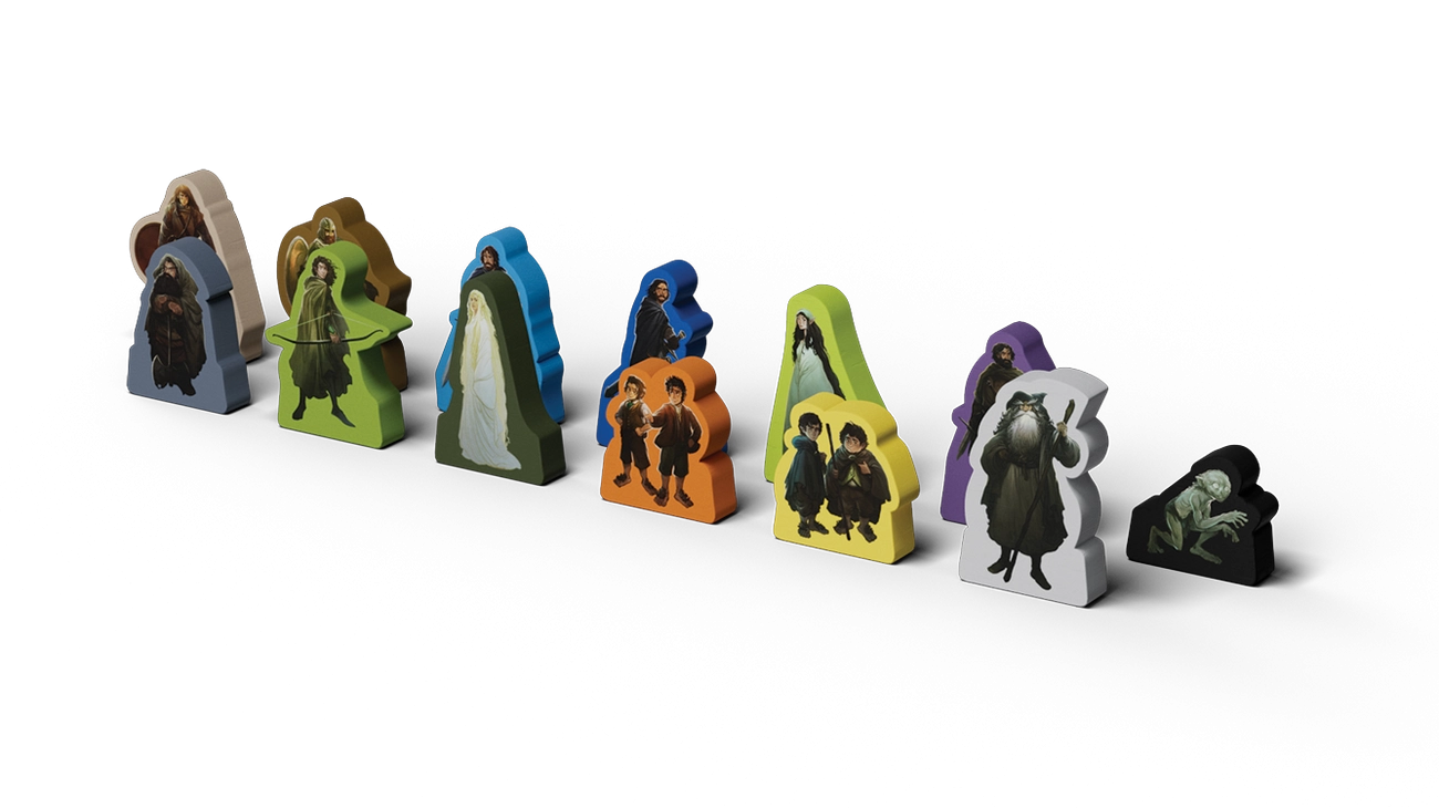 Настільна гра Володар Перснів. Доля братства (The Lord of the Rings: Fate of the Fellowship), бренду Geekach Games, для 1-5 гравців, час гри > 60хв. - 7 - KUBIX 